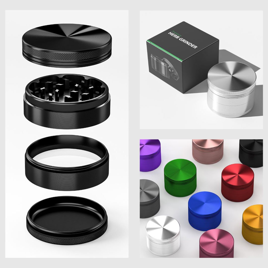 63mm 4part Aluminum Grinder