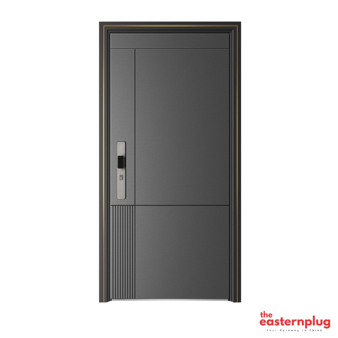 Full Size Ready Made Series of Armor Grade Doors with Visible Hinges and Concealed Doors