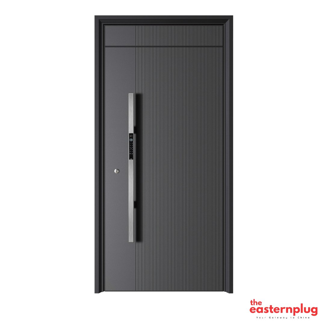 Full Size Ready Made Series of Armor Grade Doors with Visible Hinges and Concealed Doors