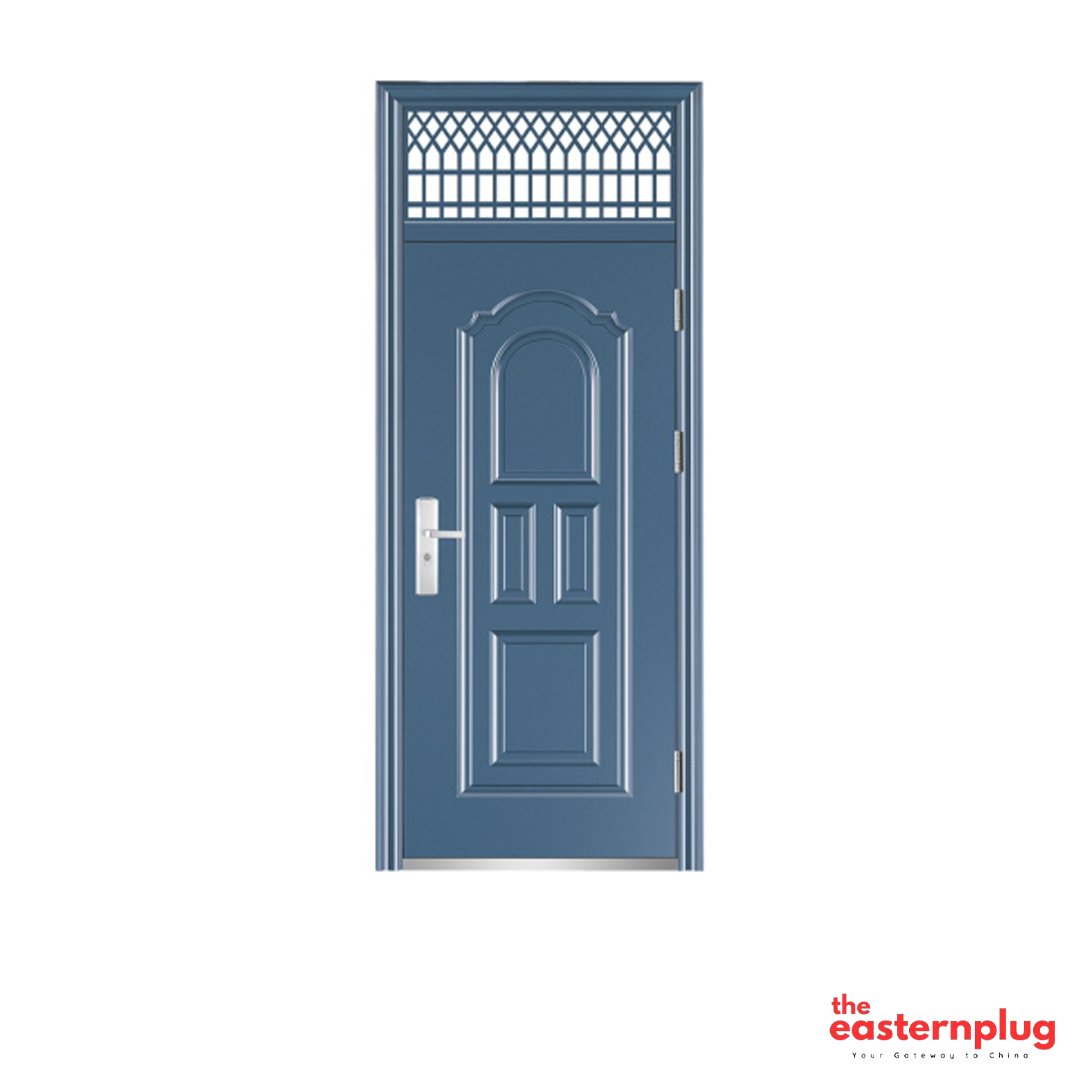 Steel School Door Spot Series JMD Cast Blue Gray