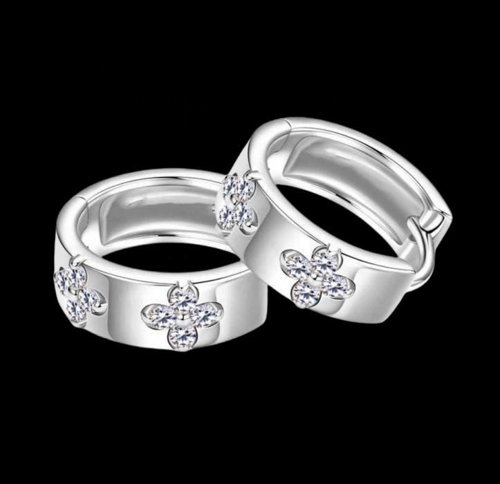 Earring VVS1 D Moissanite