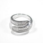 Hiphop Ring VVS1 D  Moissanite