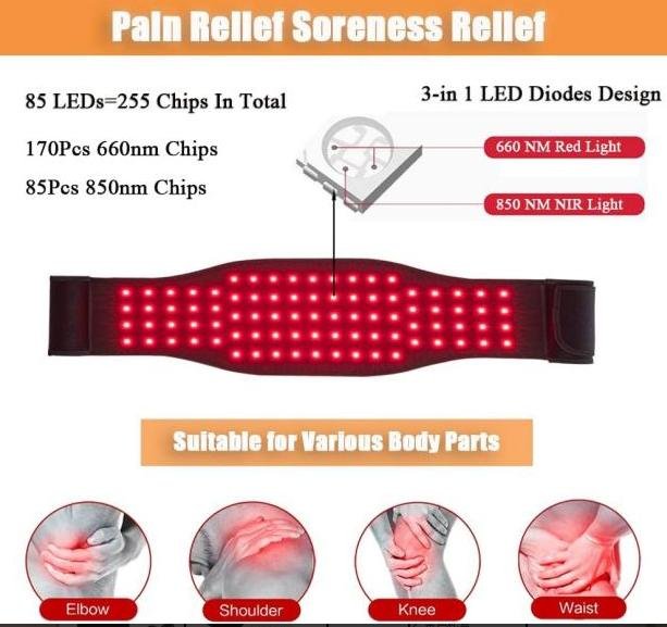 Red Light  Therapy Waist  Belt