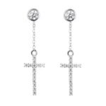 Earring VVS1 D Moissanite