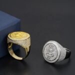 Hiphop Ring VVS1 D  Moissanite