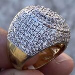 Hiphop Ring VVS1 D  Moissanite
