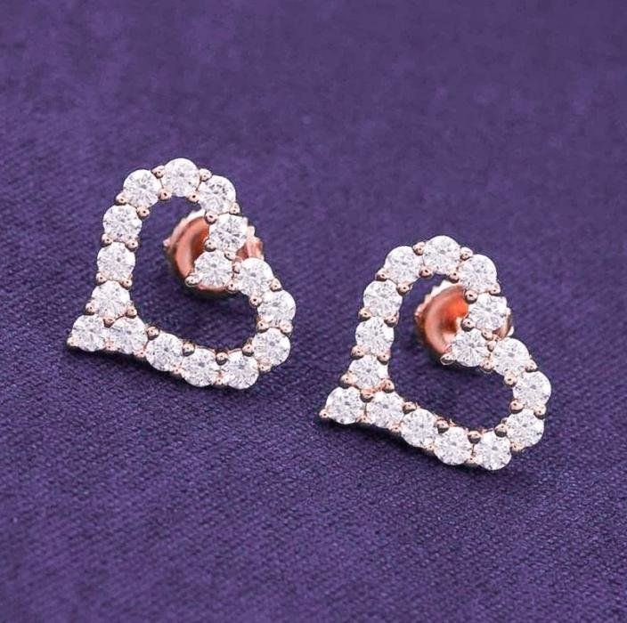 Earring VVS1 D Moissanite