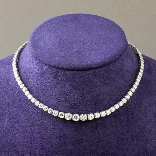 Tennis Chain VVS1 D Moissanite