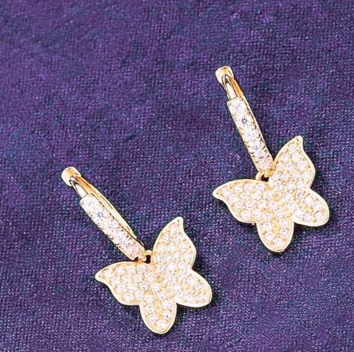 Earring VVS1 D Moissanite